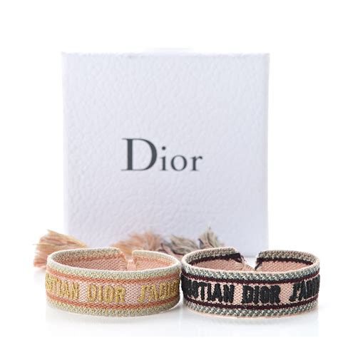 christian dior cotton bracelet|dior bracelets women.